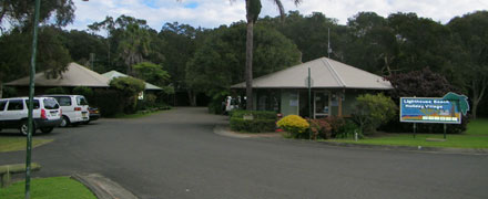 Location of Lighthouse Beach Holiday Village